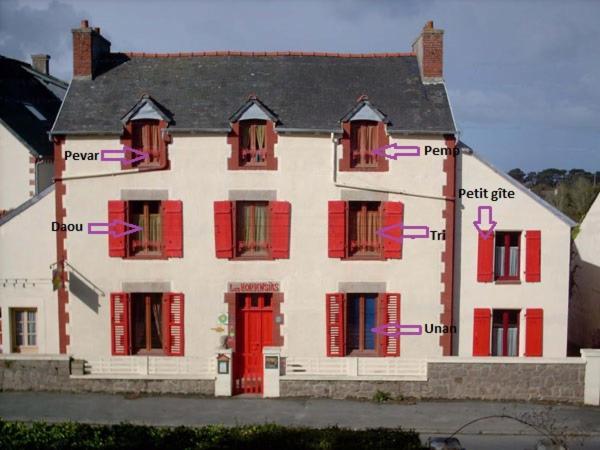 Les Hortensias Gr 34 - Chambres D'Hotes Trévou-Tréguignec Exterior foto